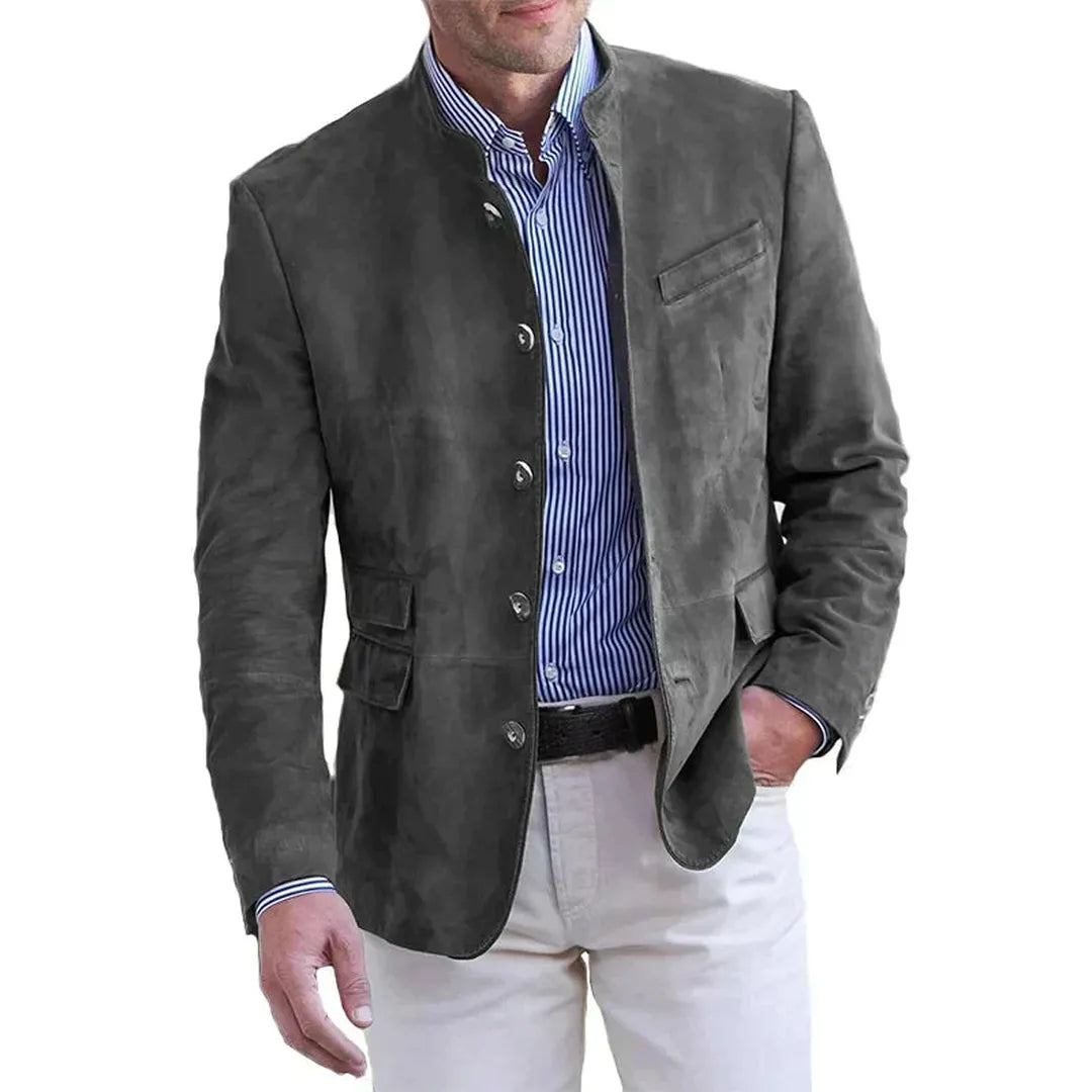 Herren Lässig blazer Mit Knopfdetail | Langarm 2
