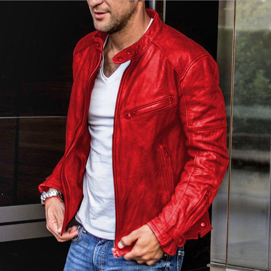 Herren Lederjacke: Klassisch, Wetterfest & Elegant 3