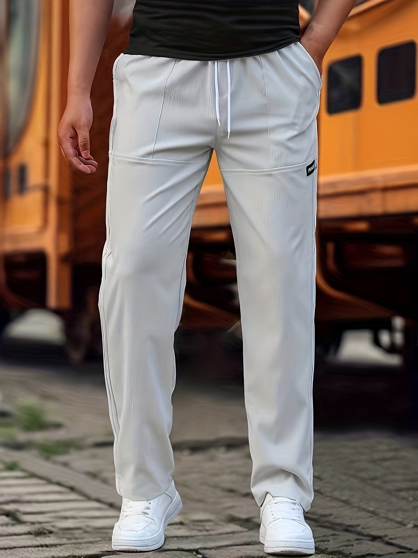 Herren Sporthose mit Kordelzug and Taschen 4
