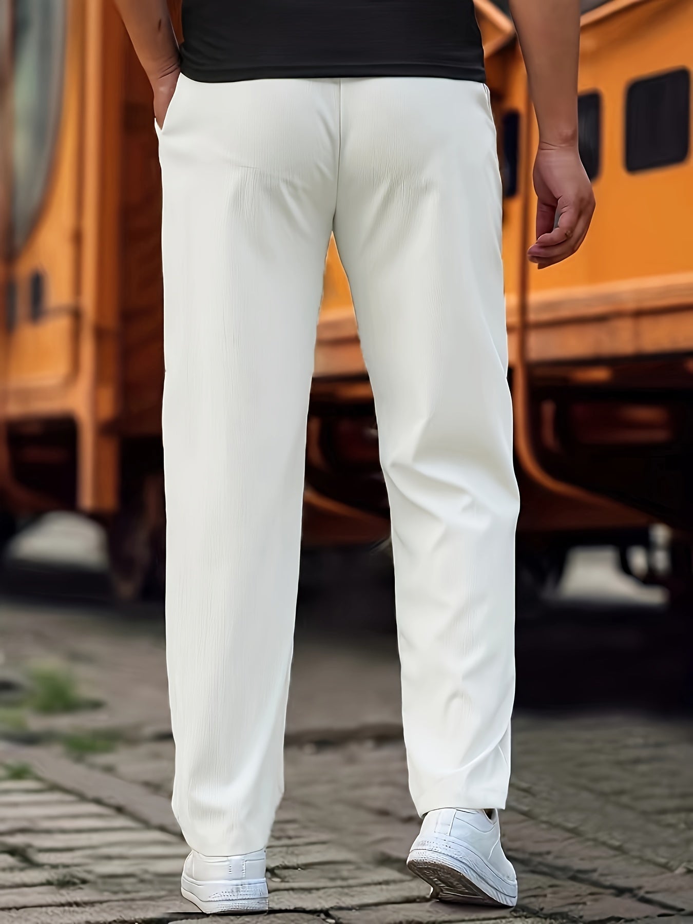 Herren Sporthose mit Kordelzug and Taschen 7