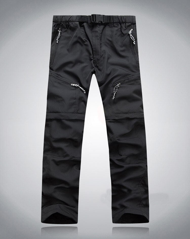 Herren Zip-Off Hosen mit elastischem Bund 6