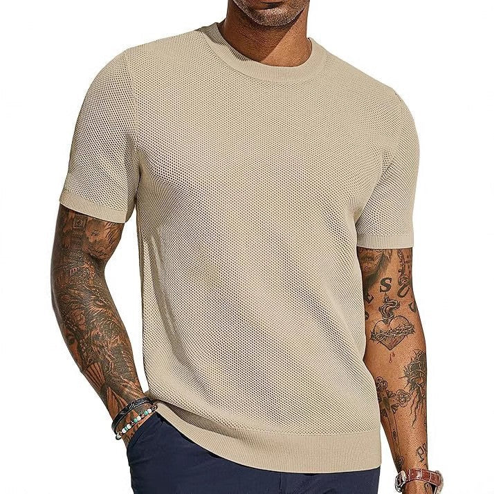 Herren atmungsaktives Netz-T-Shirt Echoarchiv 0