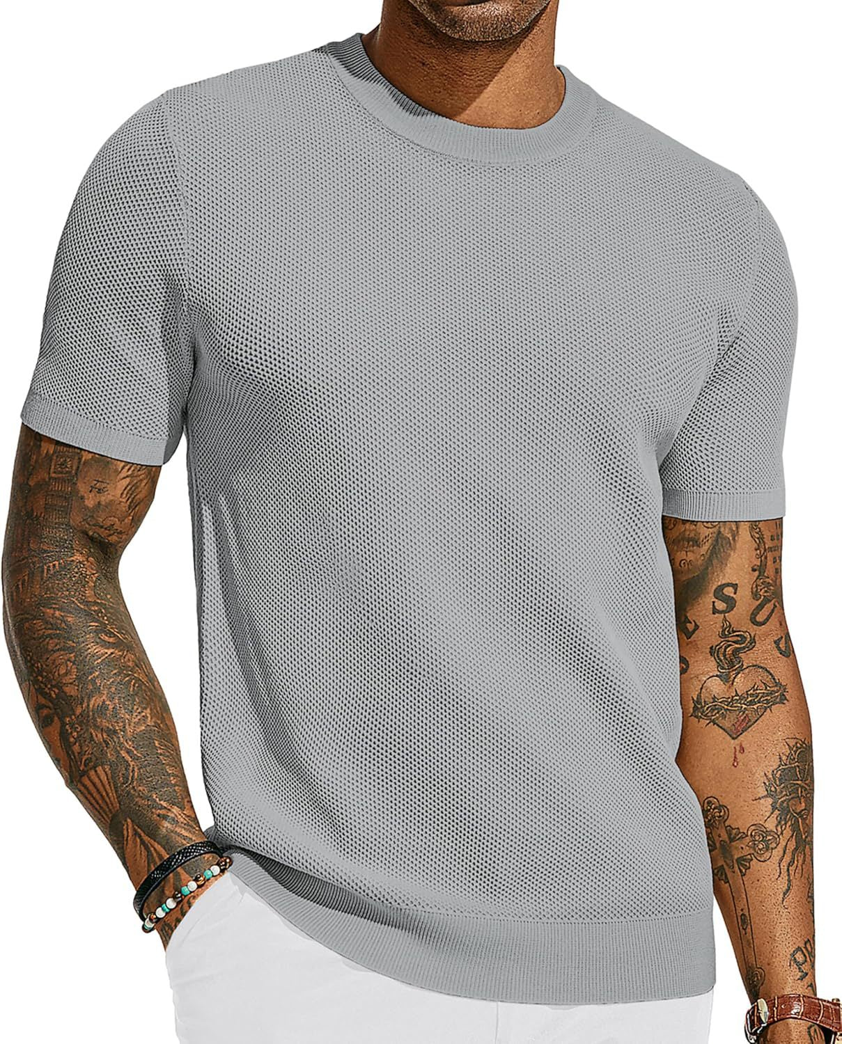 Herren atmungsaktives Netz-T-Shirt Echoarchiv 5