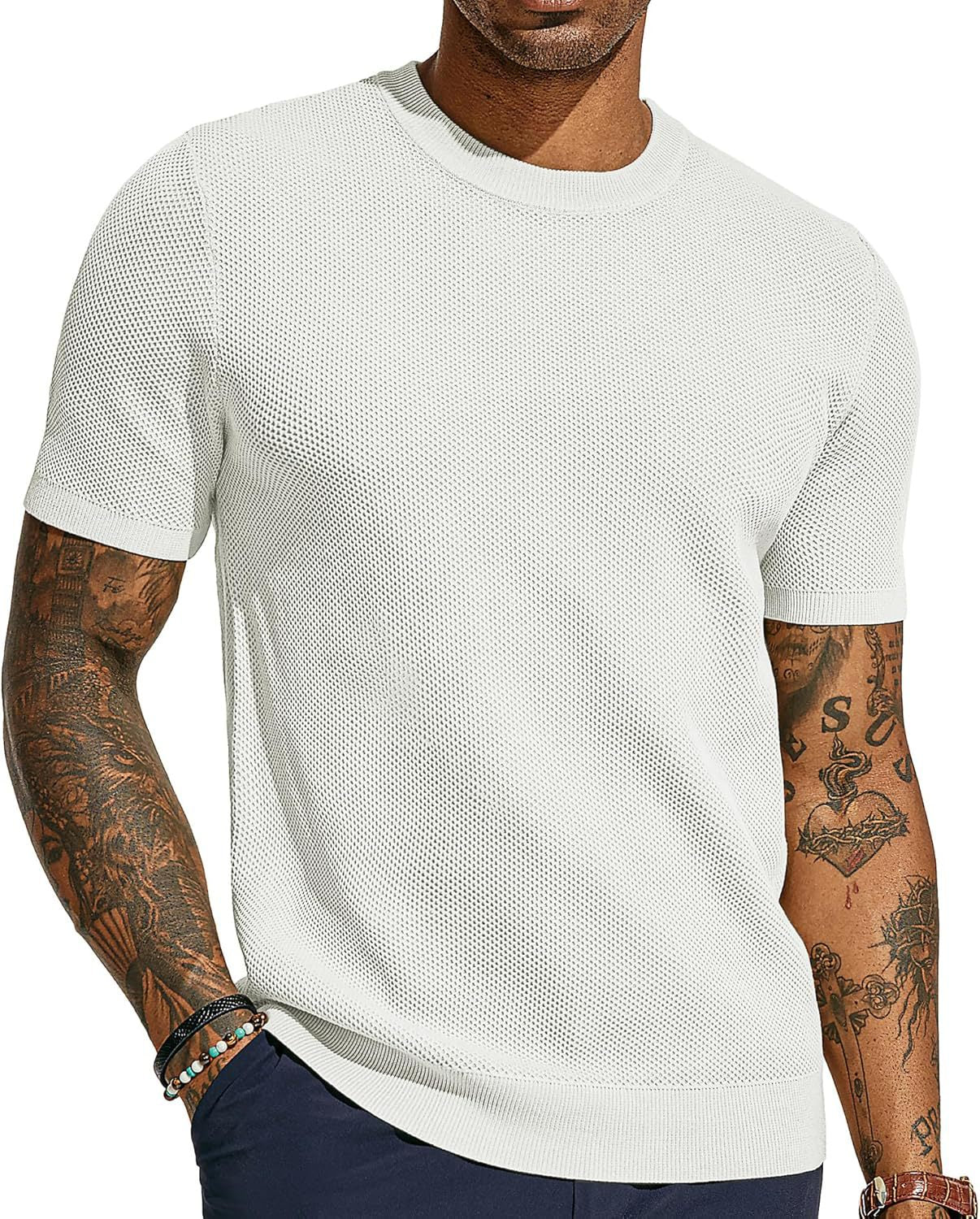 Herren atmungsaktives Netz-T-Shirt Echoarchiv 8