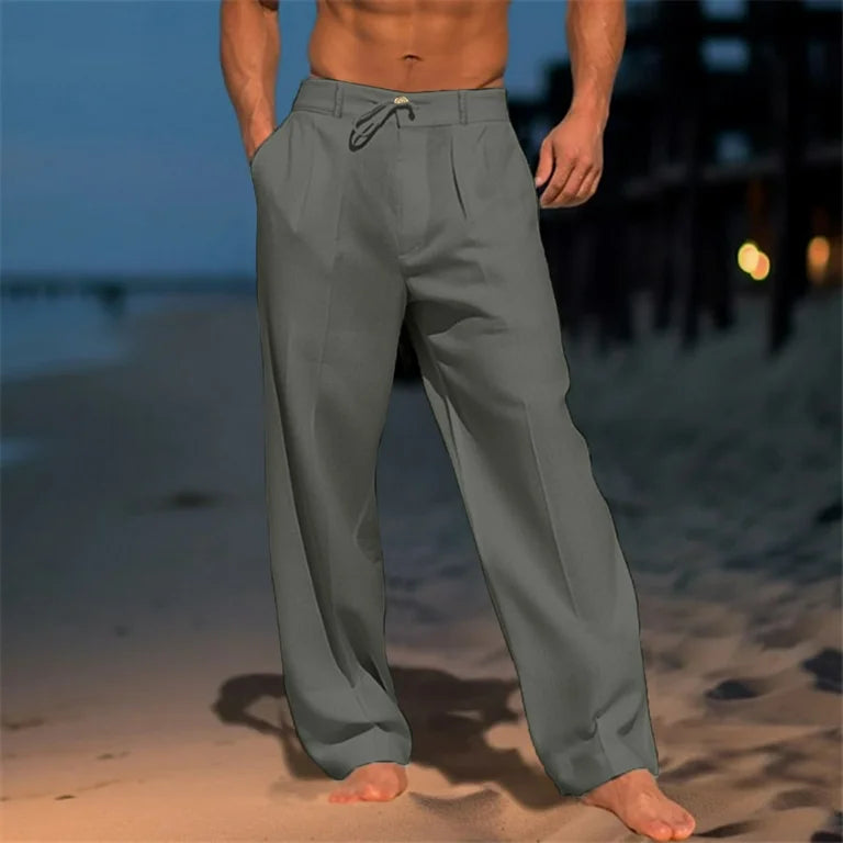 Herrenhose | Leicht & Lässig mit Kordelzug für den Sommer
