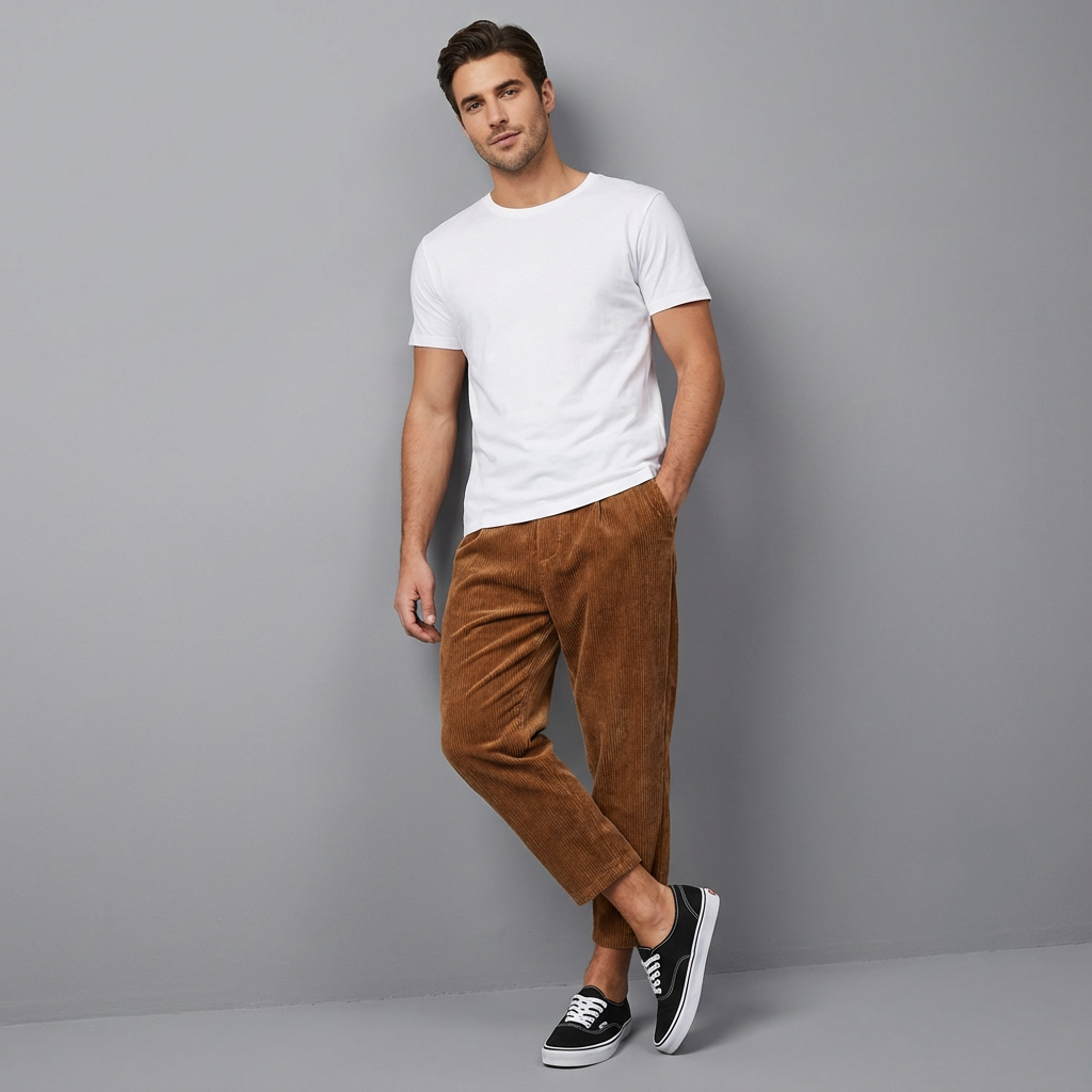 Herrenhose | Weites Bein & bequemer Sitz