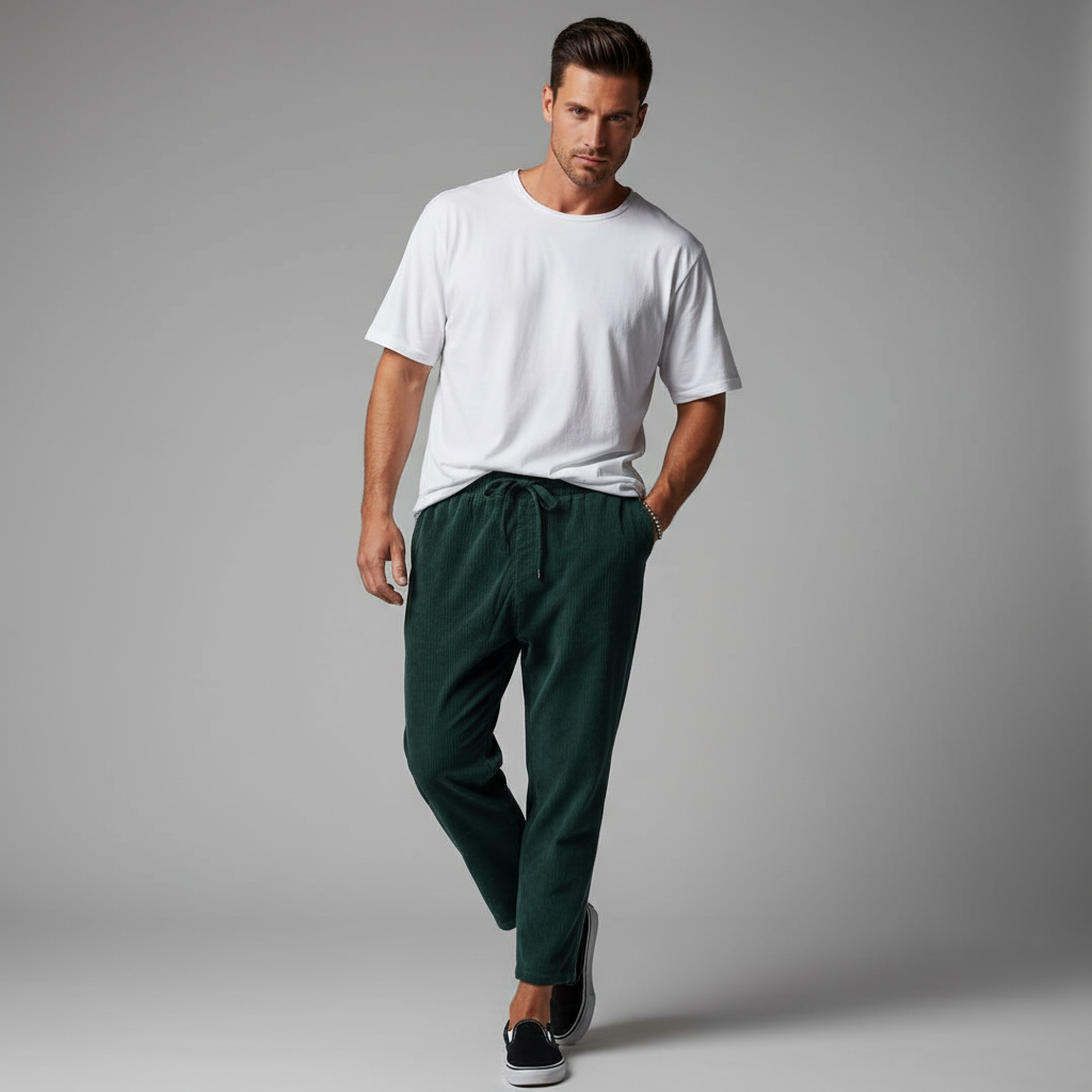 Herrenhose | Weites Bein & bequemer Sitz