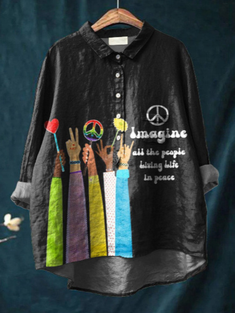 Hippie™ - Friedenskunst T-Shirt 2