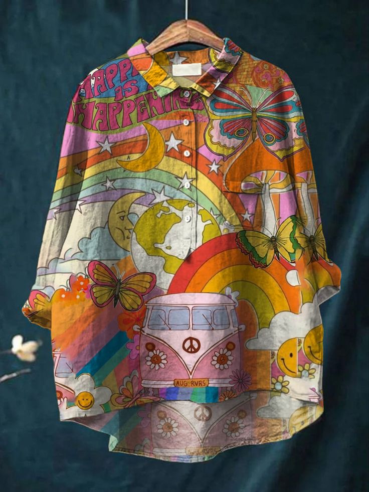 Hippie™ - Friedenskunst T-Shirt 4