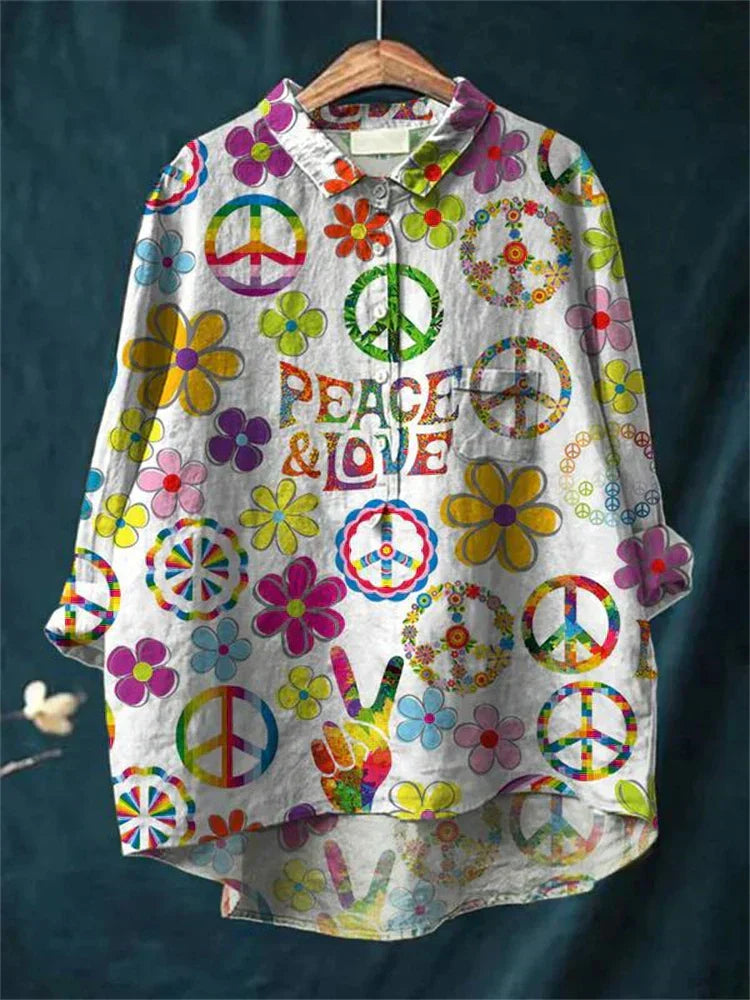 Hippie™ - Friedenskunst T-Shirt 5