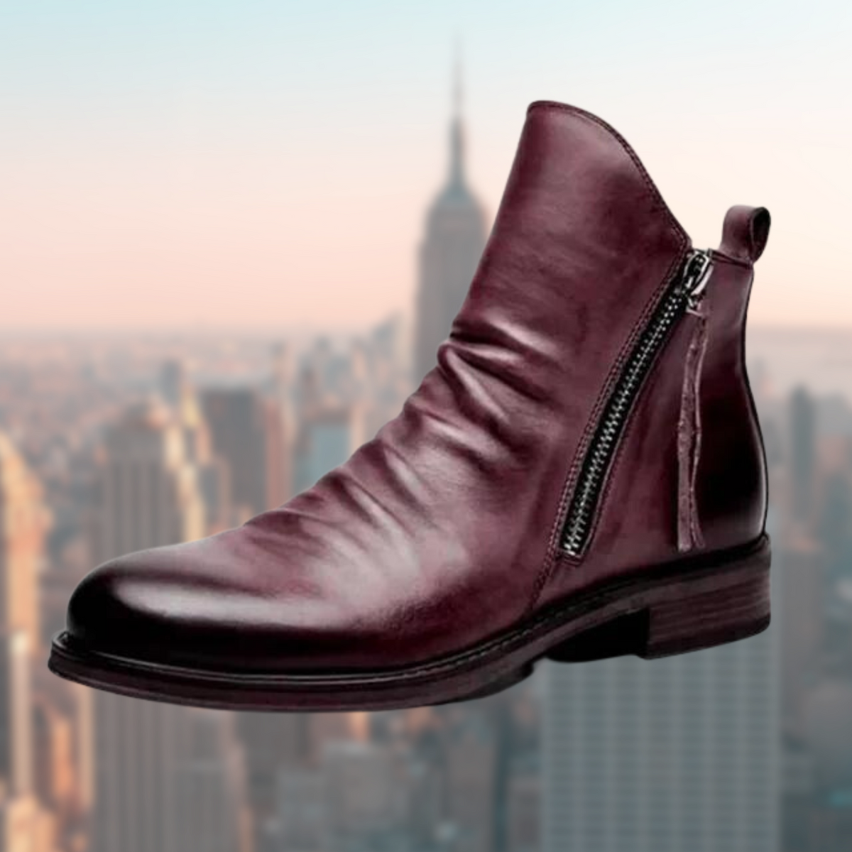 Hochwertige Lederstiefel mit rutschfester Sohle 7