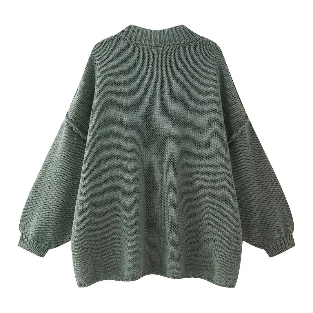 Isabella | Oversized Weste aus Feinstrick