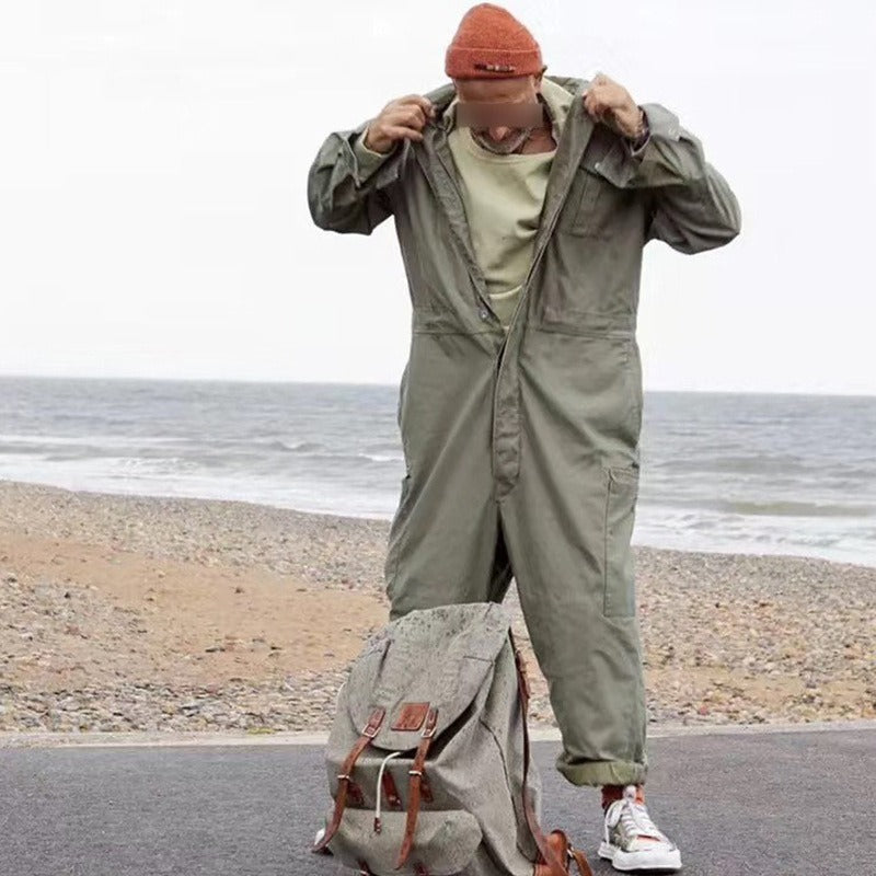 JUMPSUIT MIT REISSVERSCHLUSS