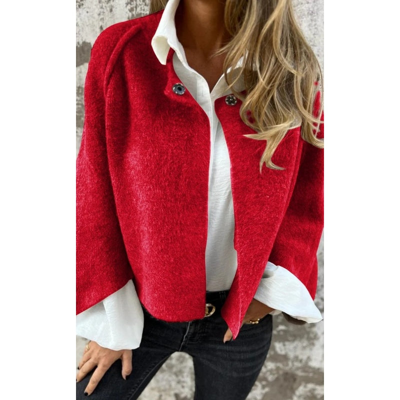Jacke Damen | Knopfleiste & weite Ärmel