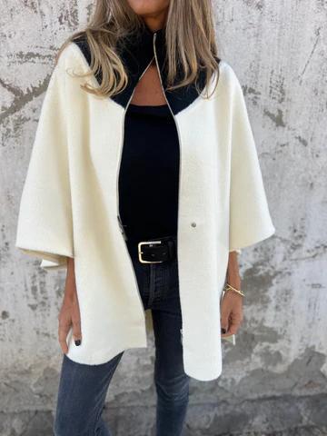 Lässige Jacke mit Stehkragen und Reißverschluss 6