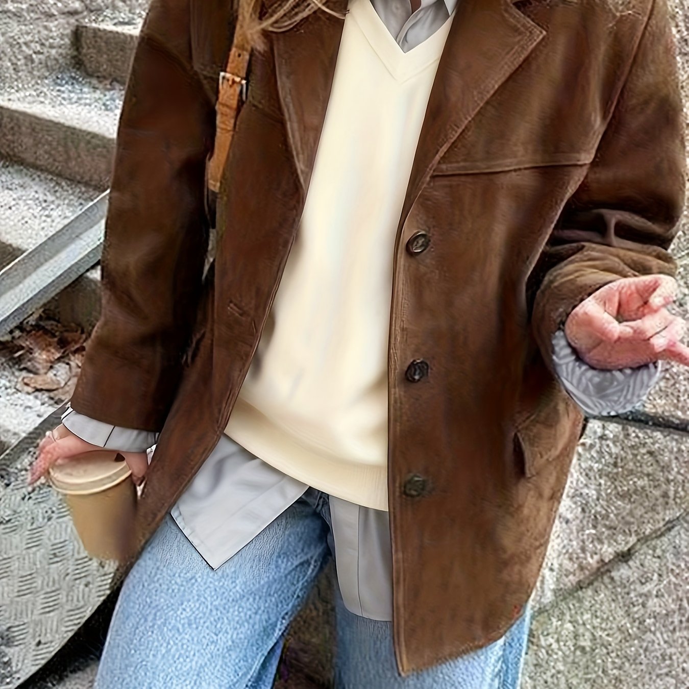 Jacke Damen | Reverskragen & Knopfleiste