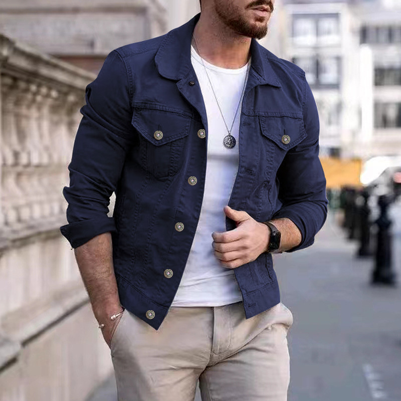 Jacke Herren | Knopfleiste & Umlegekragen