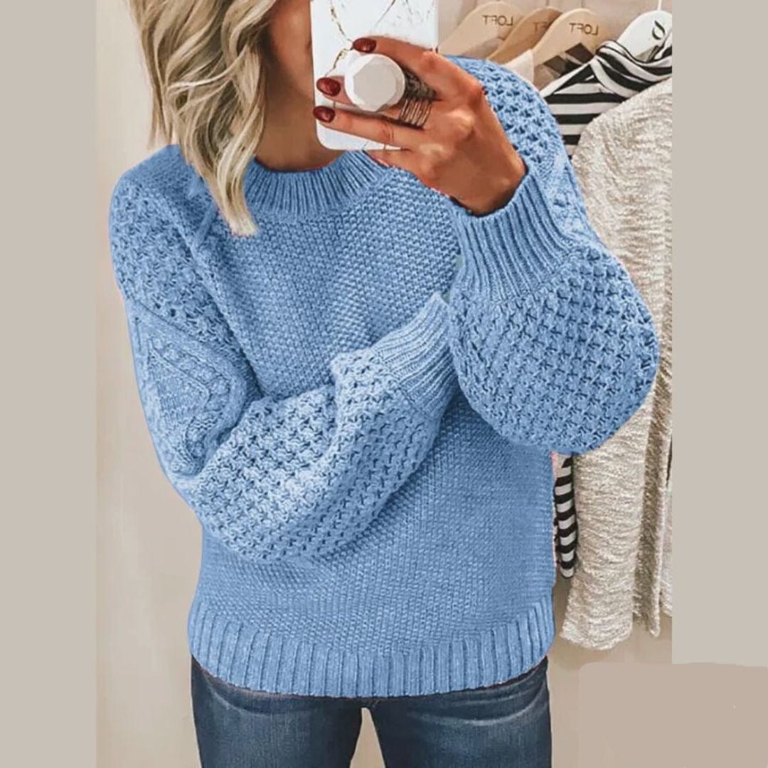 Jasmine - Grobmaschiger Kabelstrickpullover
