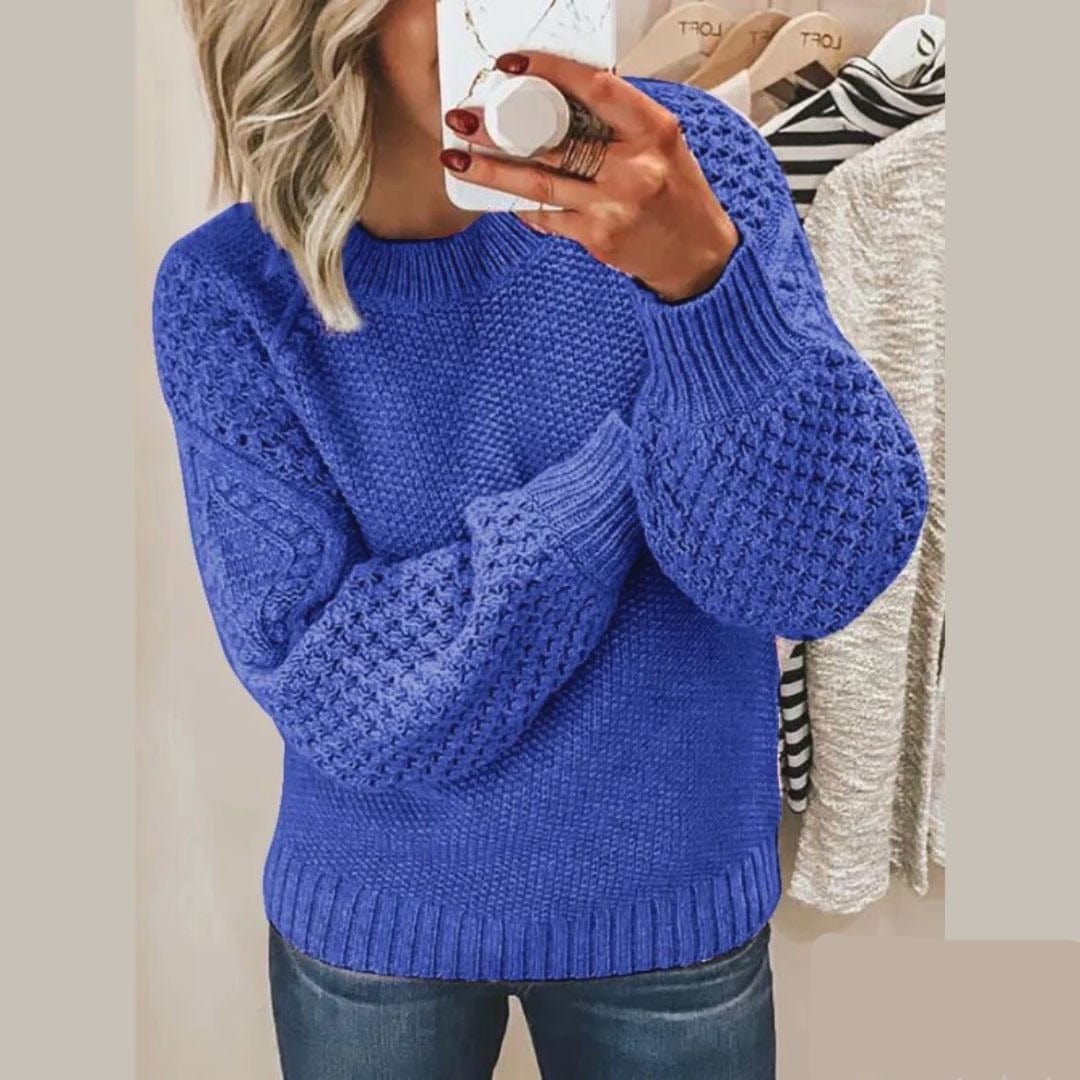Jasmine - Grobmaschiger Kabelstrickpullover