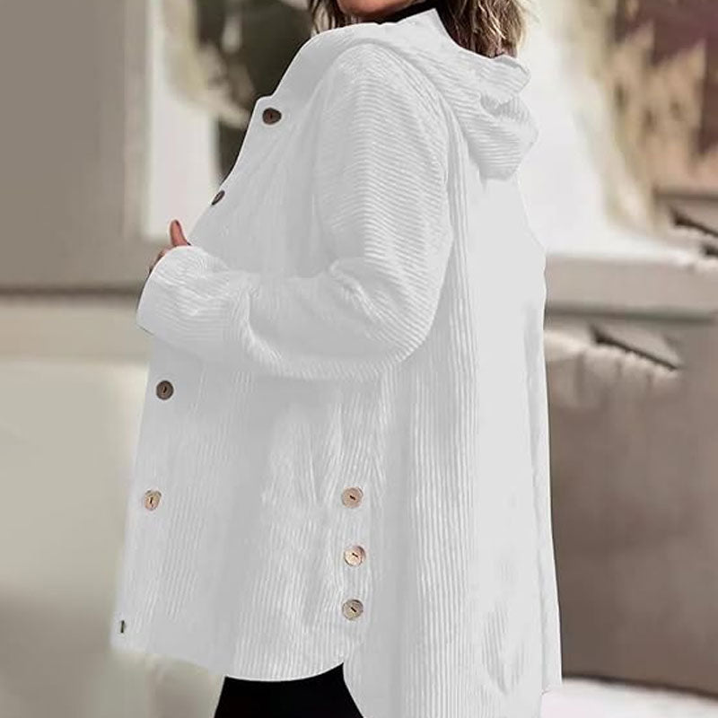 Jaze - Lässige Cord-Hoodie-Jacke für den Herbst 5