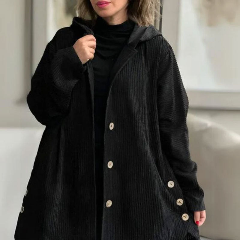 Jaze - Lässige Cord-Hoodie-Jacke für den Herbst 7