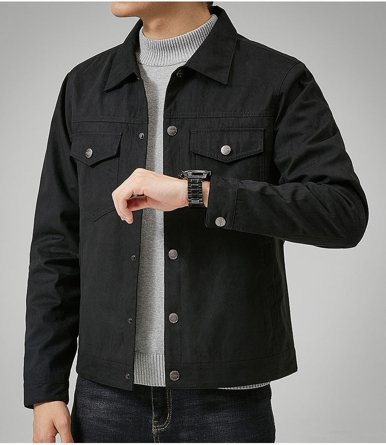 Jeans Jacke Herren | Lässig & Robust mit Brusttaschen