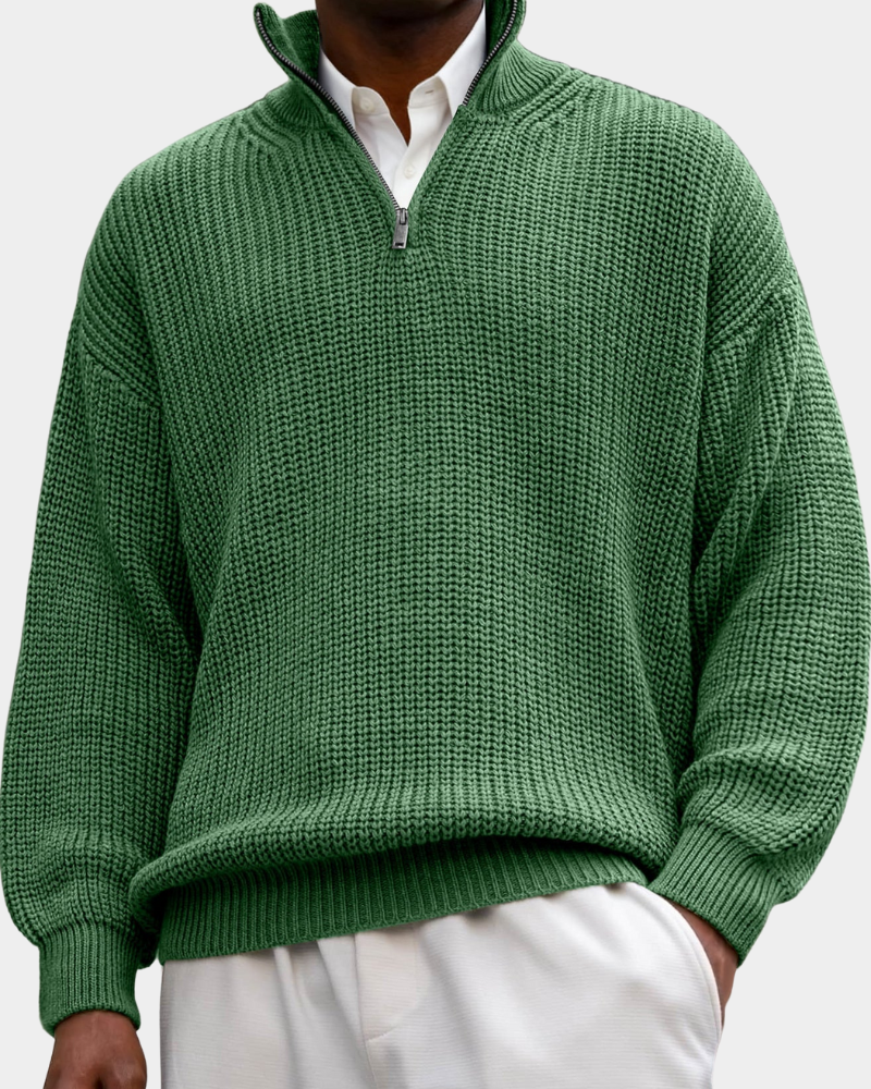 Julius | Strukturiertes Langarm-Poloshirt 1