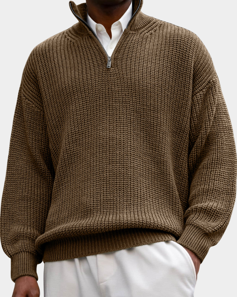 Julius | Strukturiertes Langarm-Poloshirt 4