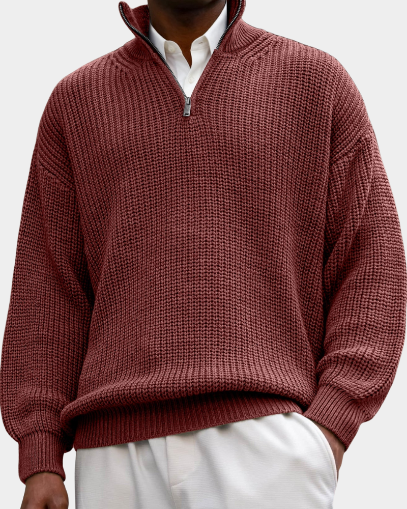 Julius | Strukturiertes Langarm-Poloshirt 5