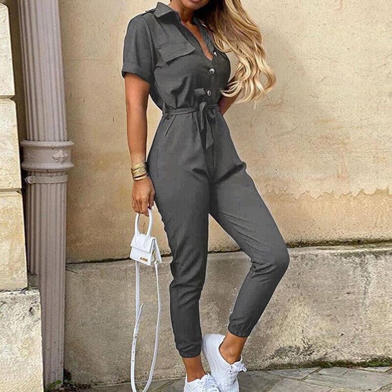 Jumpsuit Damen | Streifen & Figurbetont