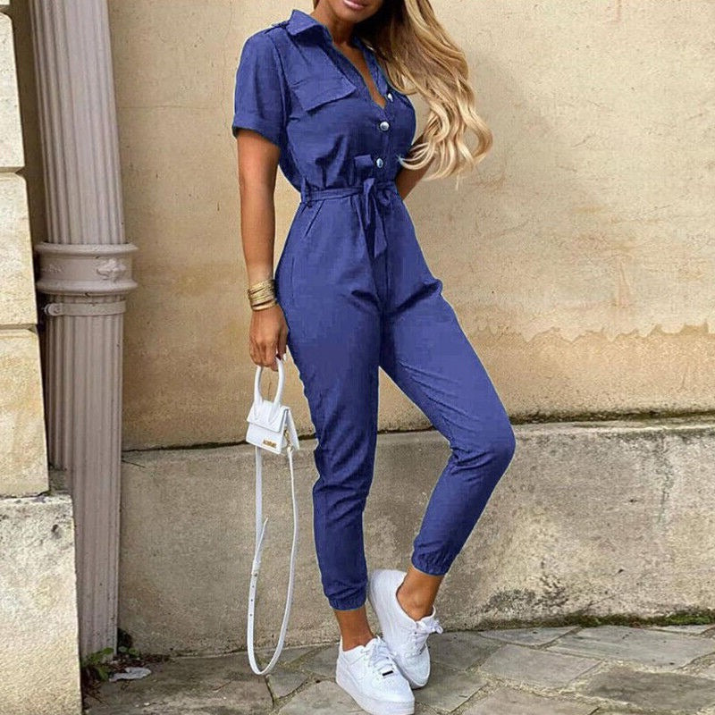 Jumpsuit Damen | Streifen & Figurbetont