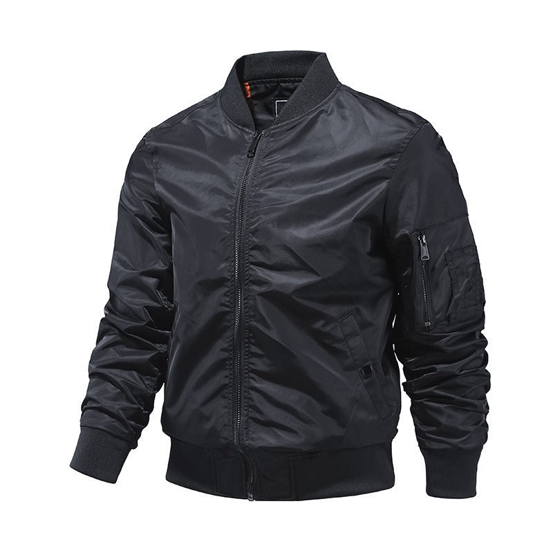 Klassische Zip-Up Bomberjacke für Männer 0