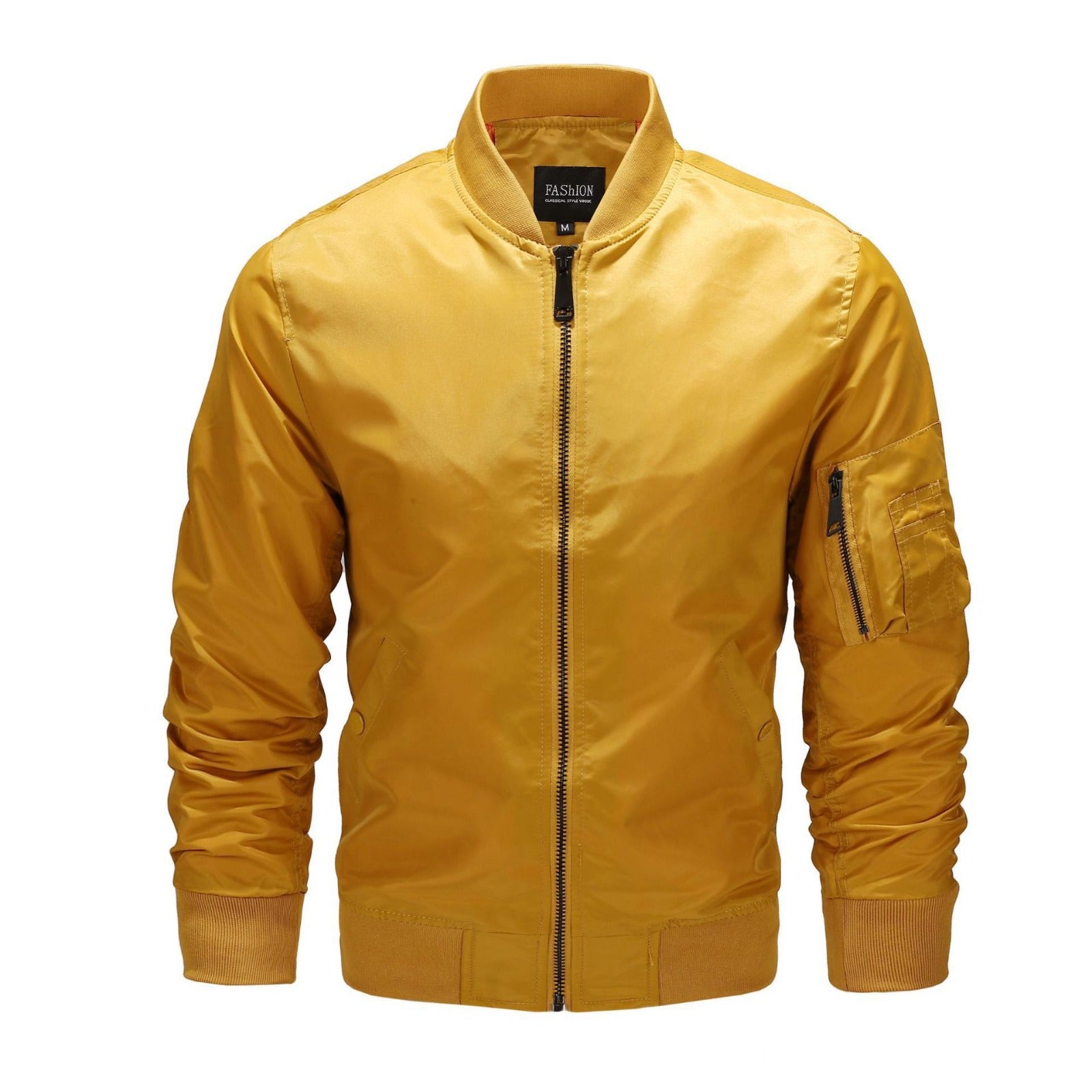 Klassische Zip-Up Bomberjacke für Männer 1