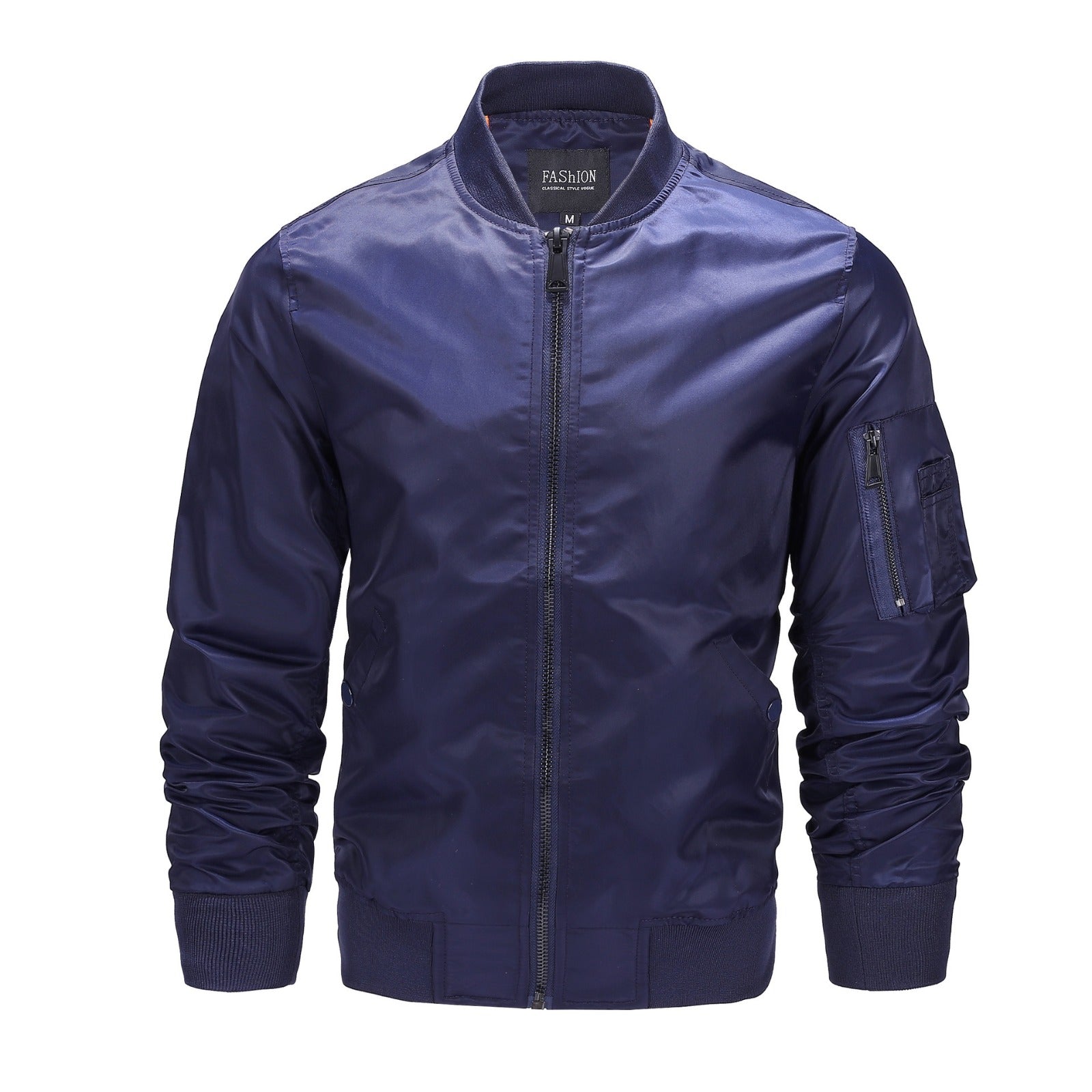 Klassische Zip-Up Bomberjacke für Männer 4