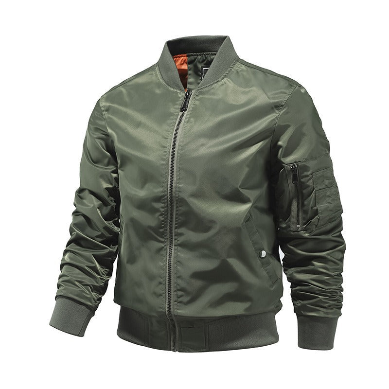 Klassische Zip-Up Bomberjacke für Männer 7