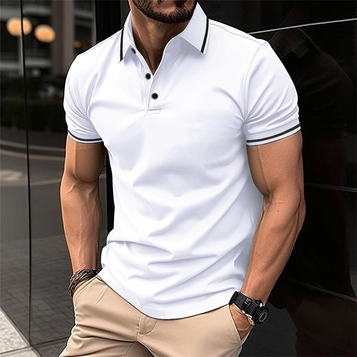 Klassisches Herren-Poloshirt mit kurzen Ärmeln – atmungsaktiv und bequem 2