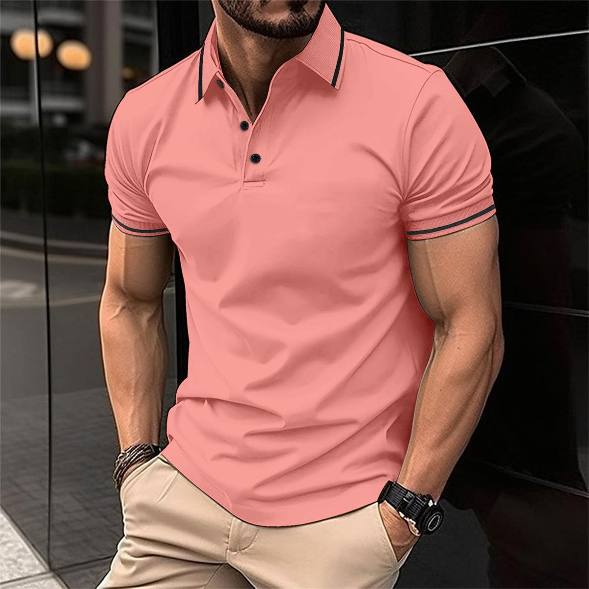 Klassisches Herren-Poloshirt mit kurzen Ärmeln – atmungsaktiv und bequem 7