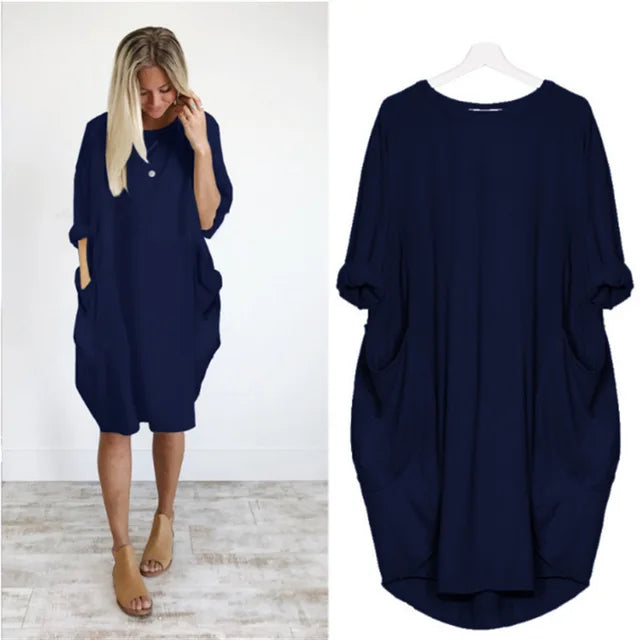 Kleid mit Taschen