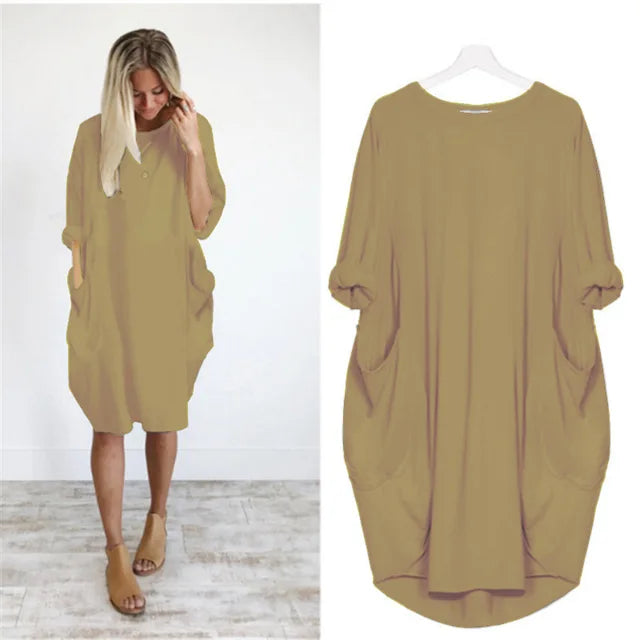 Kleid mit Taschen
