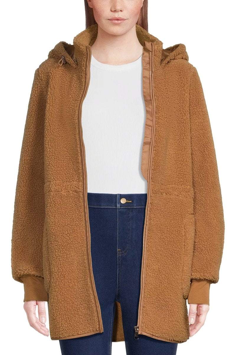 Komfortabele Plüsch-Jacke