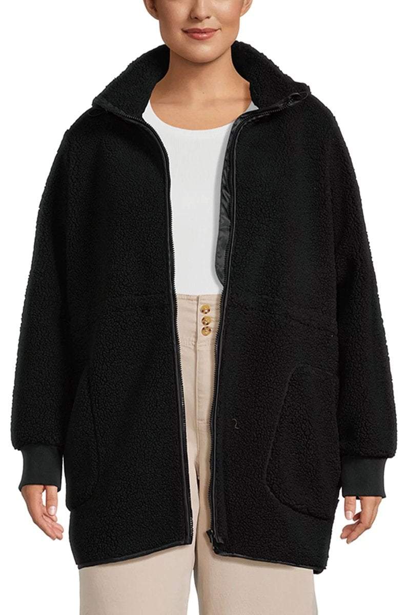 Komfortabele Plüsch-Jacke