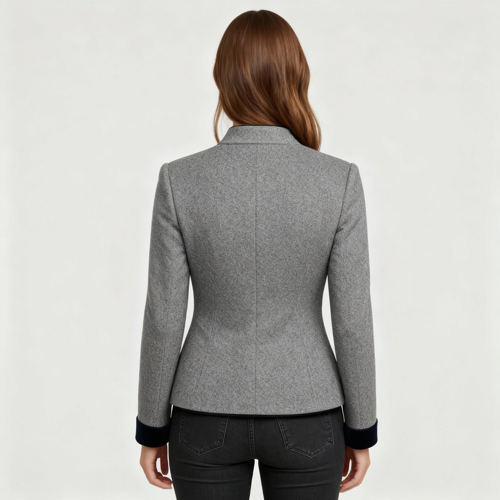 Kurzjacke Damen | Stehkragen & Figurbetonte Silhouette