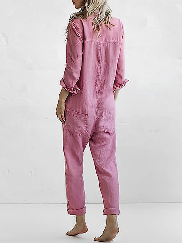 LANGÄRMELIGER JUMPSUIT