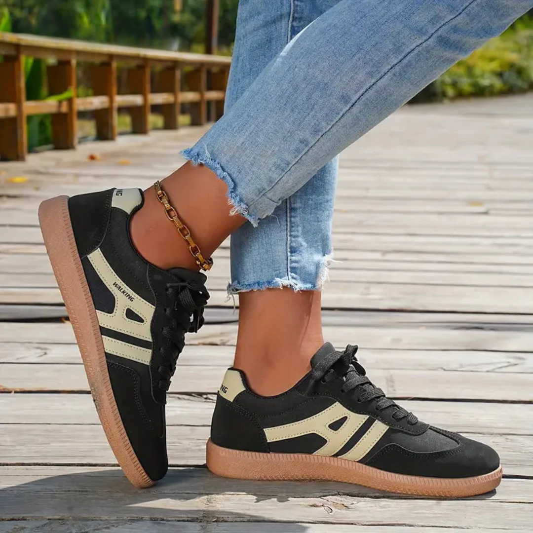 Lace-up Sneaker Damen | Rutschfeste Sohle & Stabiler Halt