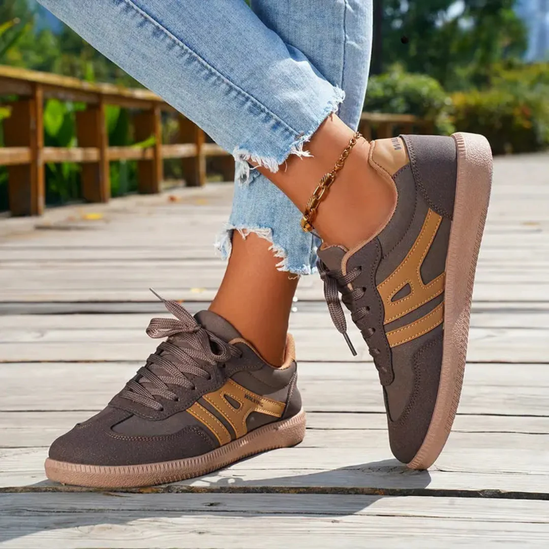 Lace-up Sneaker Damen | Rutschfeste Sohle & Stabiler Halt