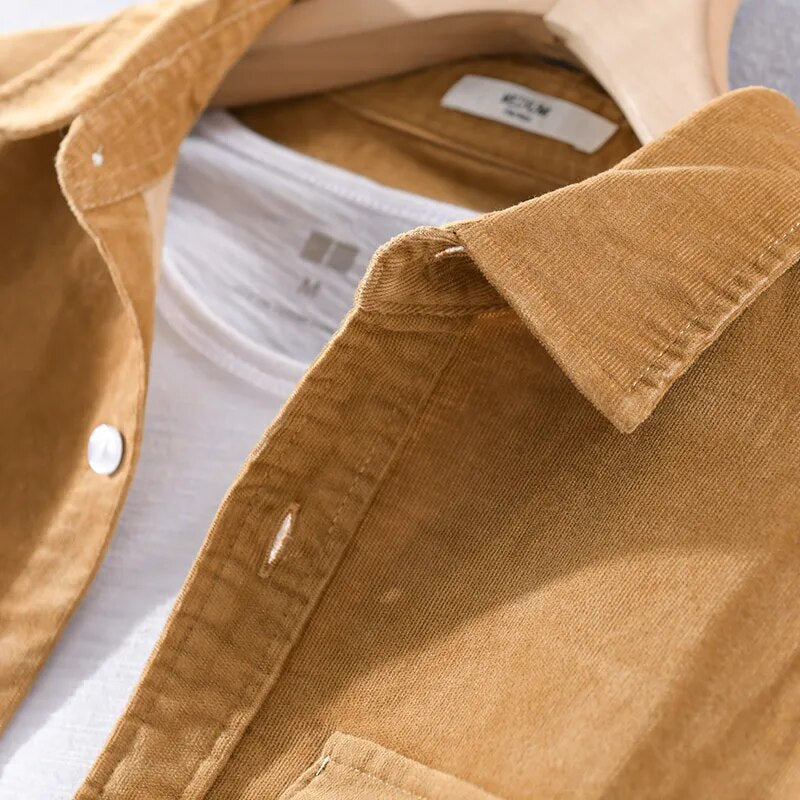 Langarm-Denim Overshirt: Weicher, vielseitiger Herren-Shirt 2