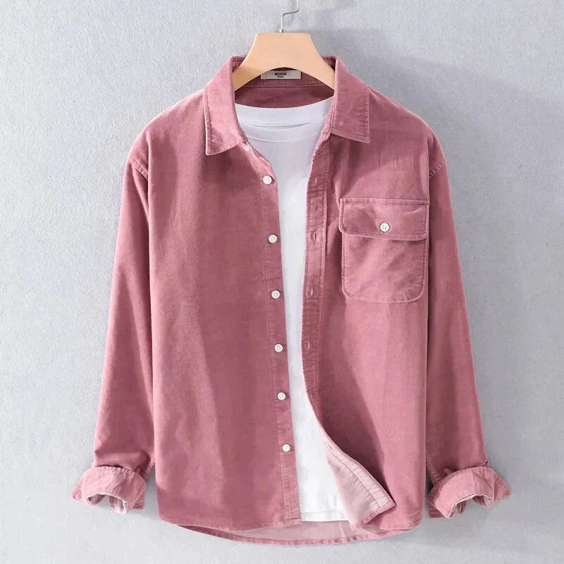 Langarm-Denim Overshirt: Weicher, vielseitiger Herren-Shirt 7