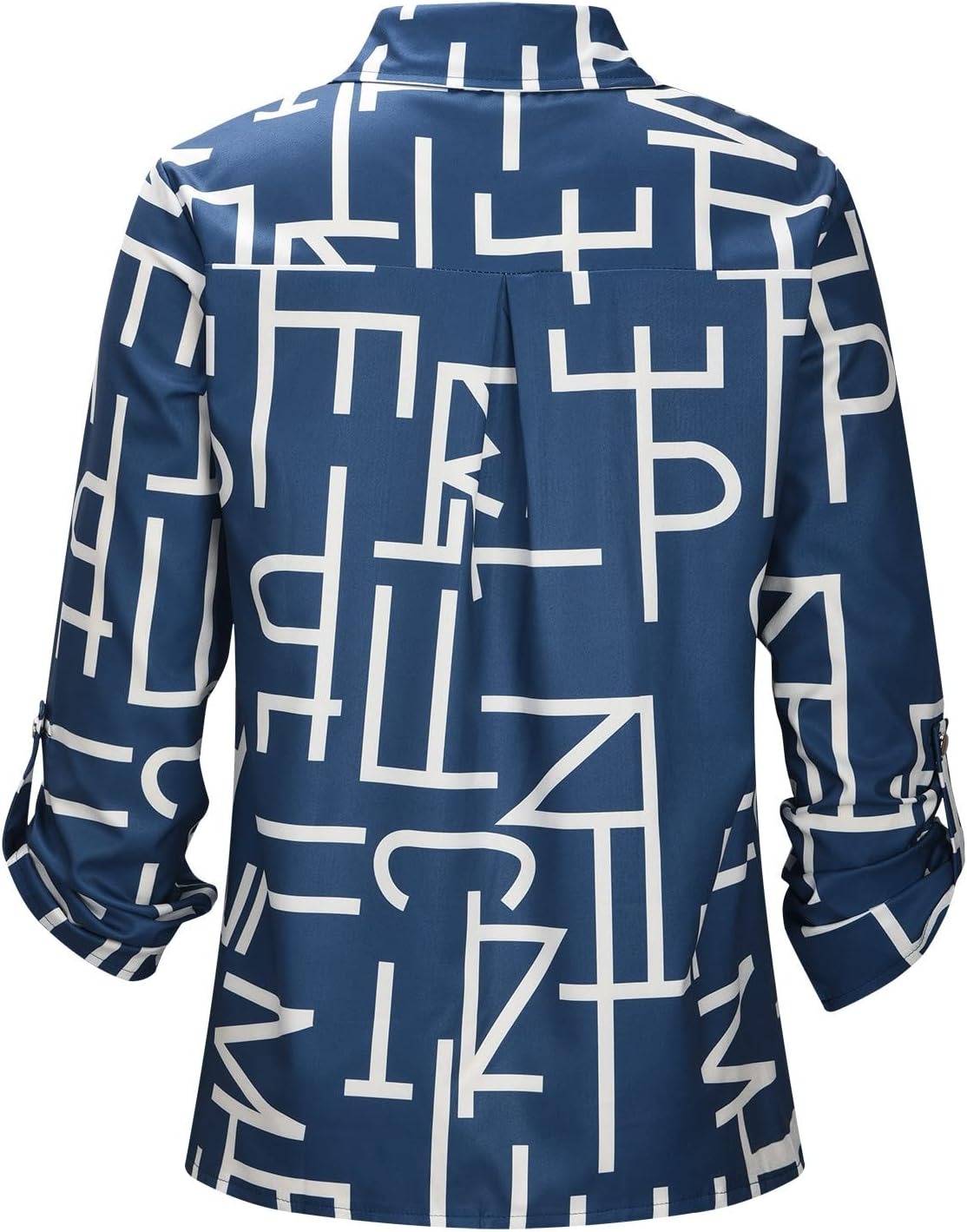 Langarm Hemd Damen | Eleganter Print & Schlankmachender Look