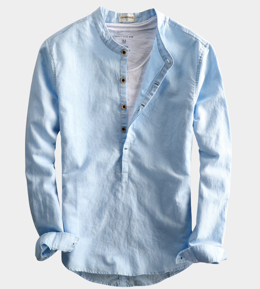 Langarm Hemd Herren | Henley & Vielseitig