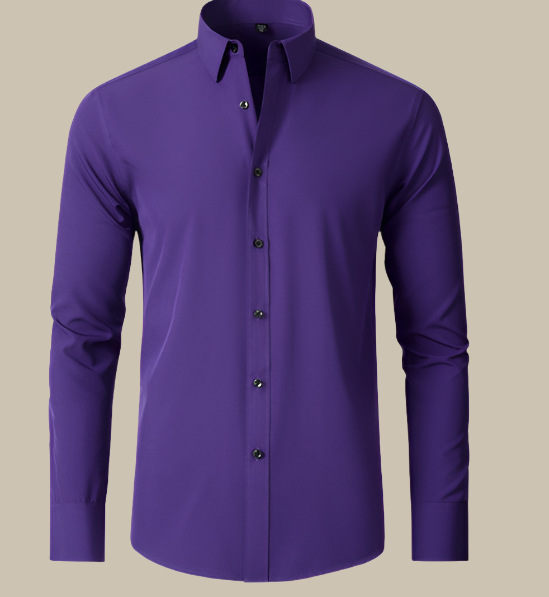 Herren Formelle Langarm Hemd | Klassisch 9